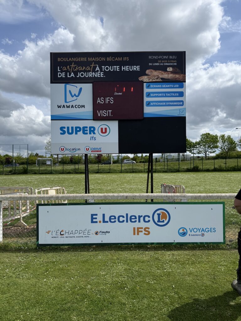 installation de panneau dibon pour AS IFS - Caen