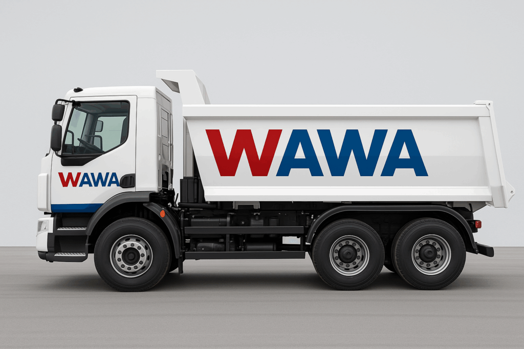 Le flocage de camion benne normandie - wawacom