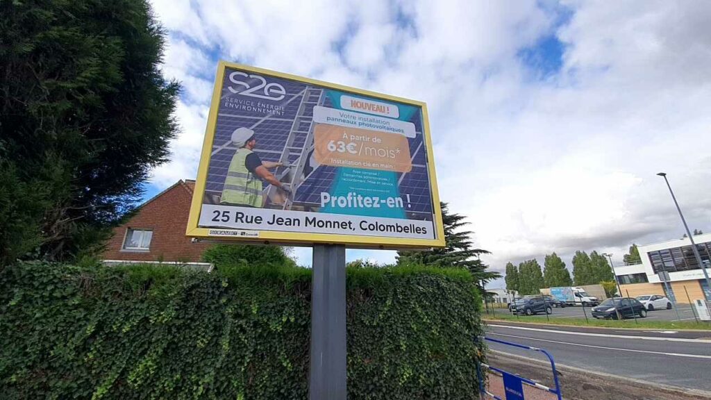 affichage panneau 4x3 wawapub caen