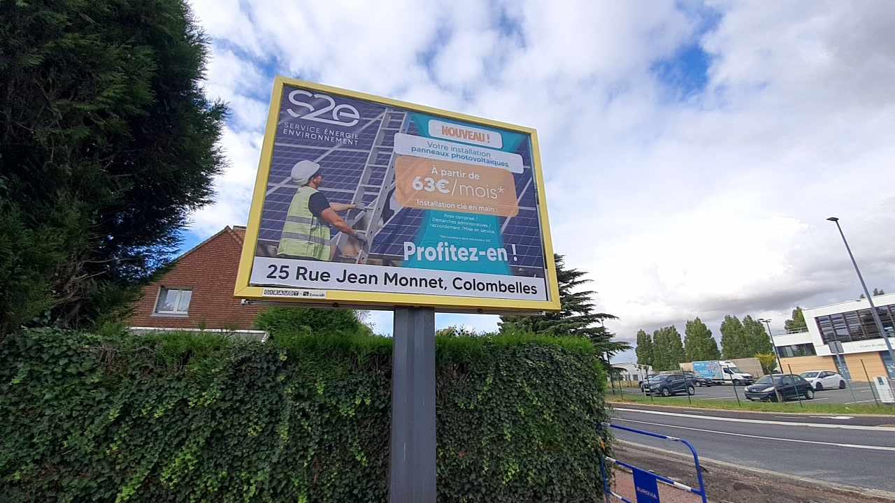 affichage panneau 4x3 wawapub caen