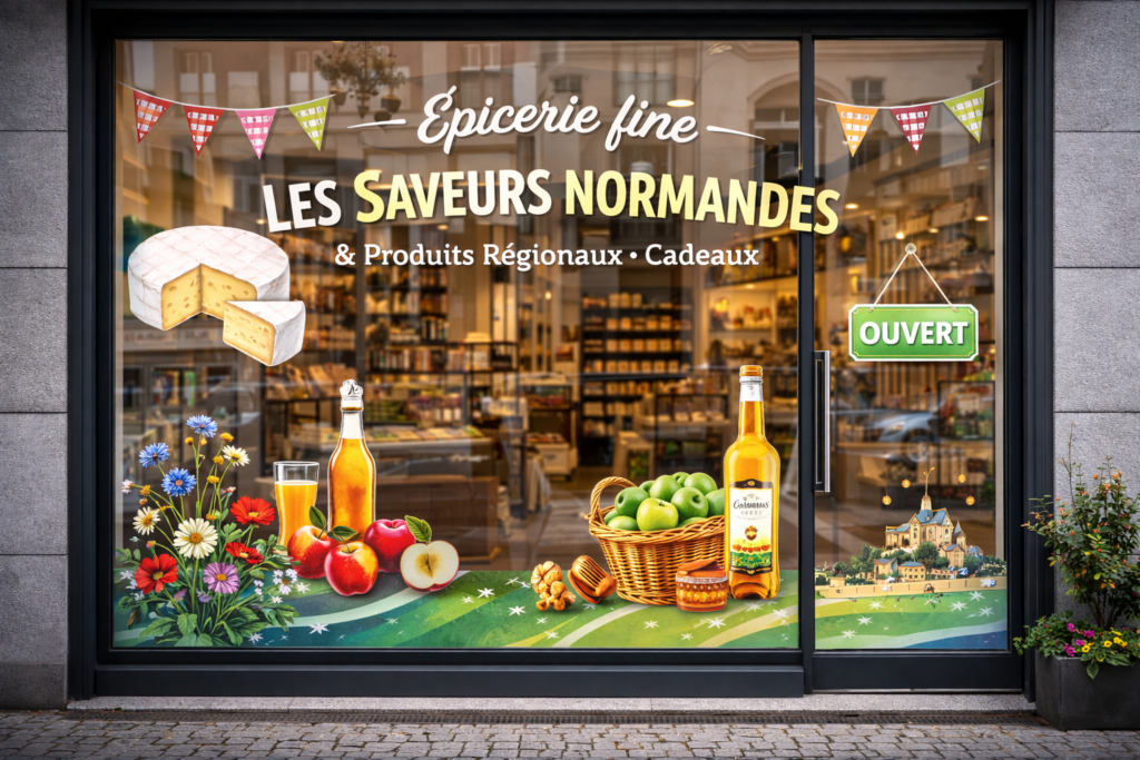 vitrophanie - prix flocage vitrine normandie manche calvados wawapub
